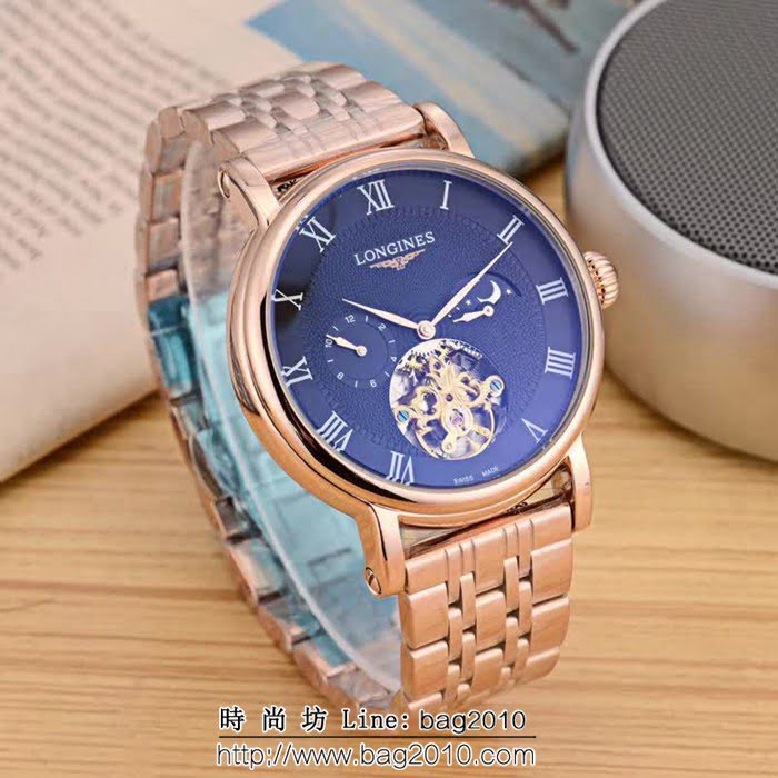 LONGINES浪琴 經典款 頂級全自動機械精品男士腕表 WSS1862